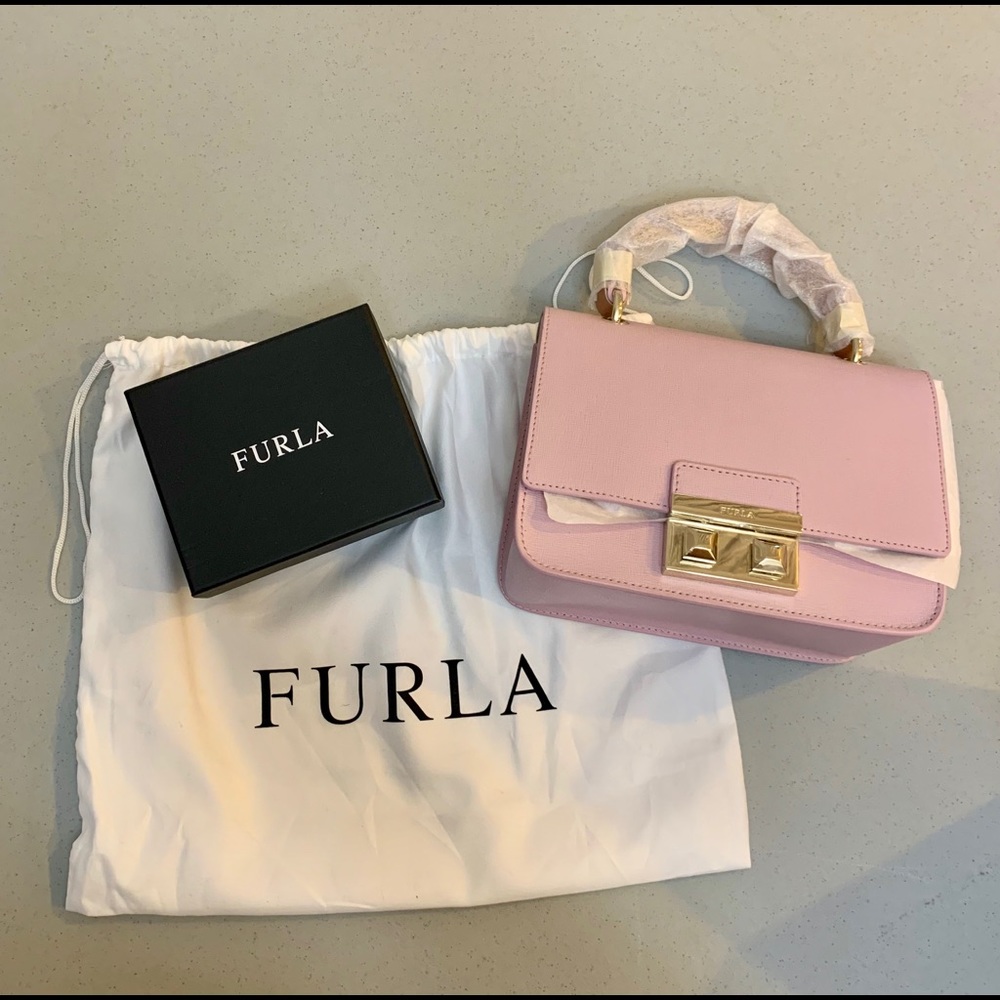 Furla Metropolis Handbag in Camelia Pink